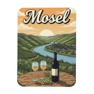 Magnet Flexible Voyage en Allemagne Moselle