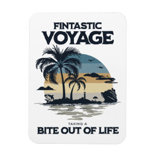 Magnet Flexible Voyage Fintastique Prendre Une Bouchée De La Vie