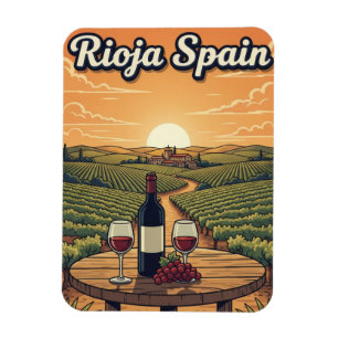 Magnet Flexible Voyage La Rioja Espagne