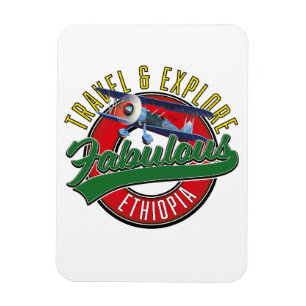 Magnet Flexible Voyager Explorer le logo fabuleux Ethiopie