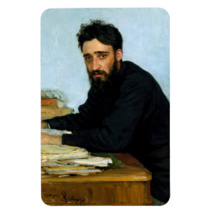 Magnet Flexible Vsevolod Mikhailovich Garshin - Ilia Repin - 1884