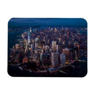 Magnet Flexible Vue aérienne de Manhattan