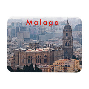 Magnet Flexible Vue de la cathédrale de Malaga