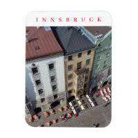Vue du centre-ville d'Innsbruck depuis l'aimant Ci