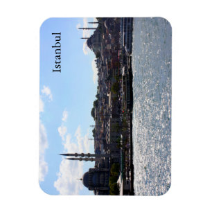 Magnet Flexible Vue du port d'Istanbul