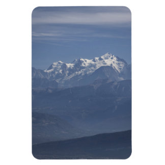 Magnet Flexible Vue enneigée du sommet du Mont Blanc