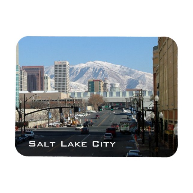 Magnet Flexible Vue panoramique de Salt Lake City (Horizontal)