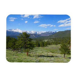 Magnet Flexible Vue panoramique des montagnes Rocheuses