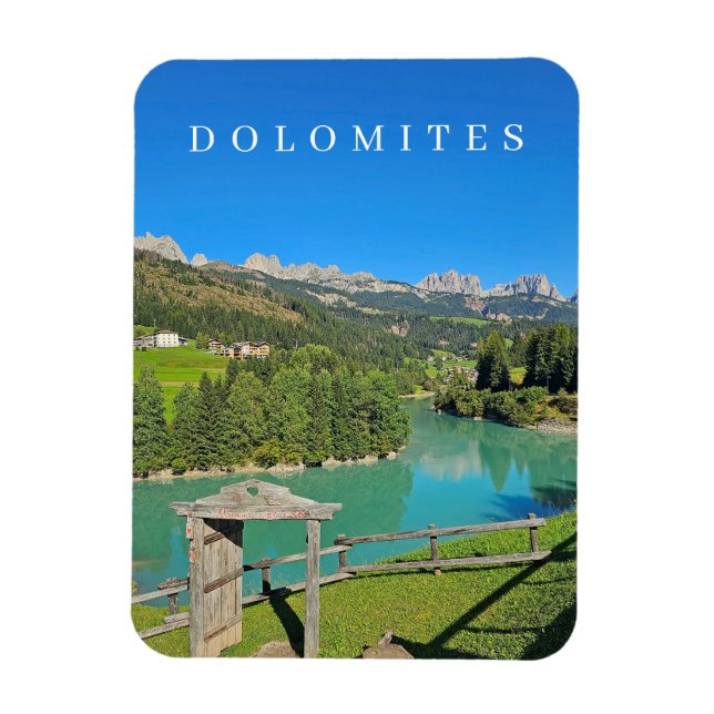Magnet Flexible Vue sur les Dolomites depuis l'aimant du réfrigéra (Vertical)