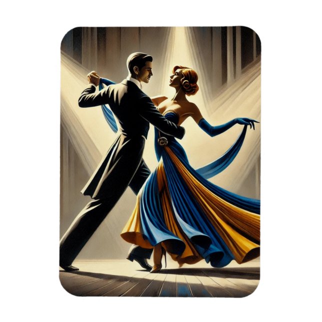 Magnet Flexible Waltz Couple Dancing (Vertical)