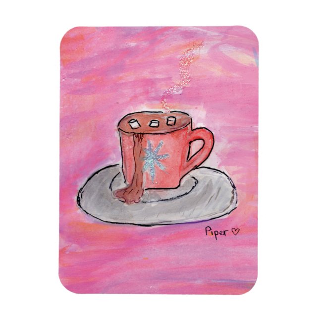 Magnet Flexible Warm CHOColate Wives - Kids Art for CHOC (Vertical)