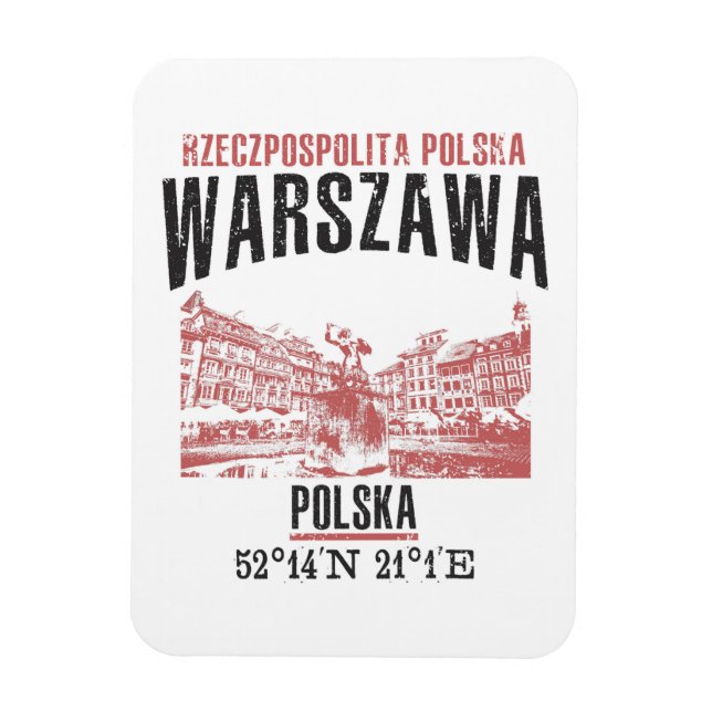 Magnet Flexible Warszawa (Vertical)