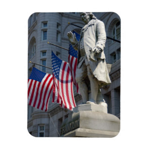 Magnet Flexible Washington, DC, statue de Benjamin Franklin