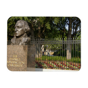Magnet Flexible Washington, DC, statue de George Washington, The
