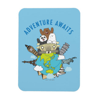 Magnet Flexible We Bare Bears - Adventure Await