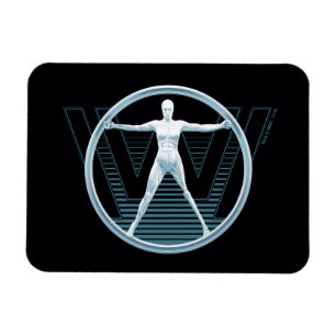 Magnet Flexible Westworld   Logo Vitruvian Android