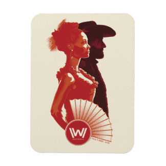 Magnet Flexible Westworld | Portrait du crayon maeve et hector