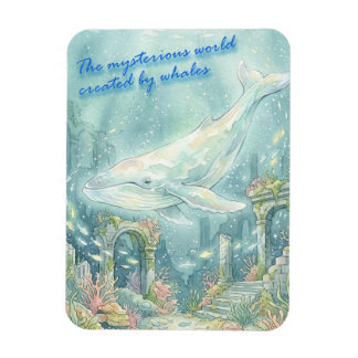 Magnet Flexible Whale Atlantis Underwater Fantasy