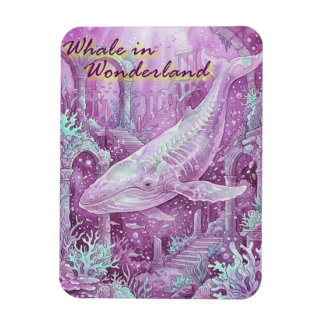 Magnet Flexible Whale in Wonderland Underwater Art