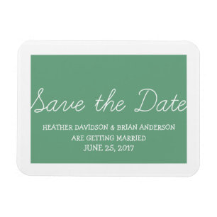 Magnet Flexible Whimsy Save the Date Magnet, Vert