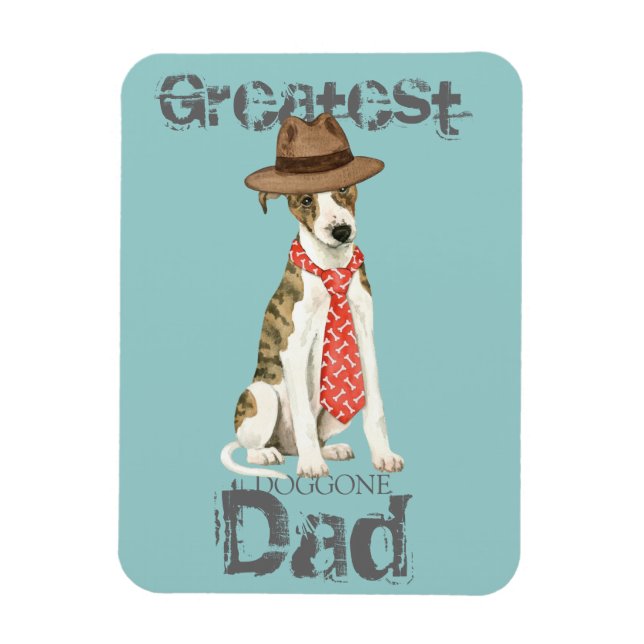 Magnet Flexible Whippet Papa (Vertical)