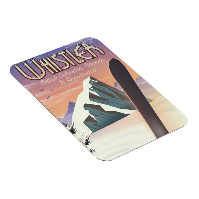 Magnet Flexible Whistler (Colombie-Britannique) (Côté Droit)