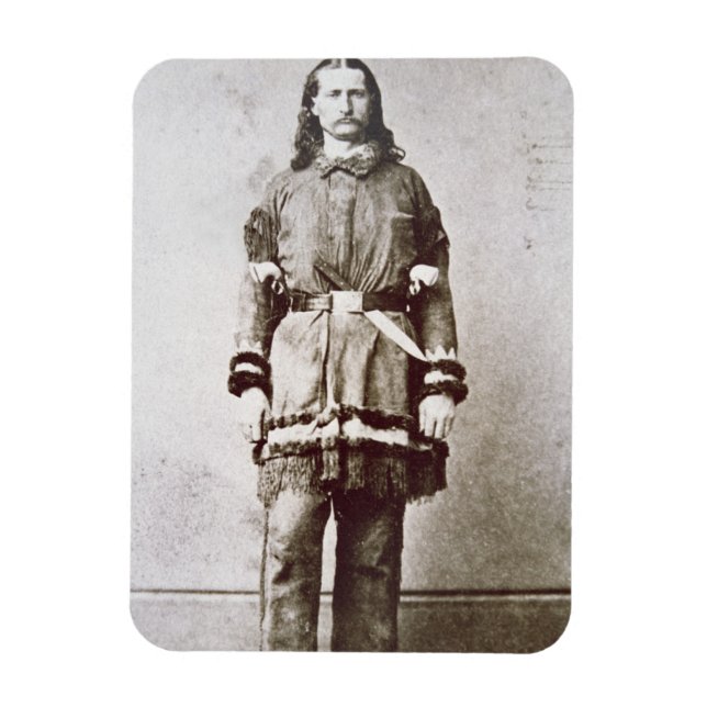 Magnet Flexible 'Wild Bill' Hickok (1837-1876) (photo b/w) (Vertical)