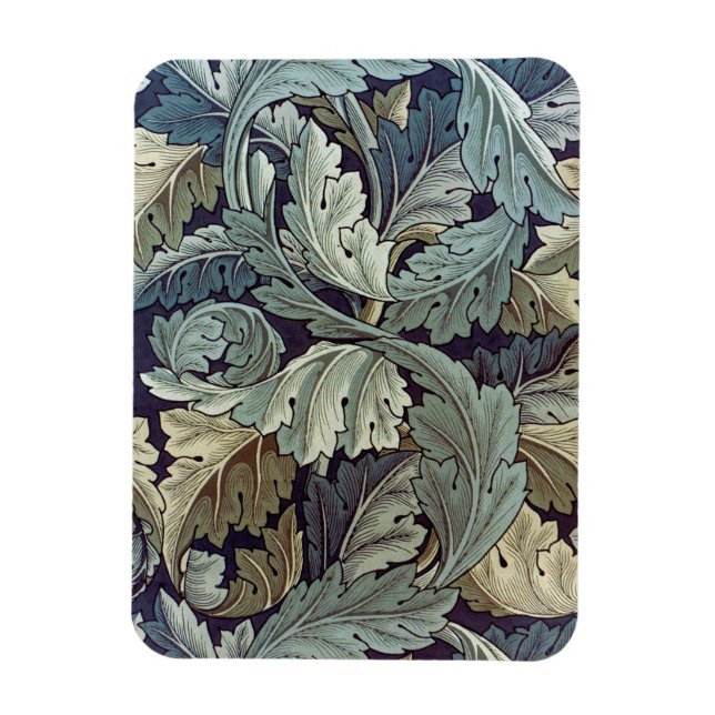 Magnet Flexible William Morris Acanthus Feuilles (Vertical)
