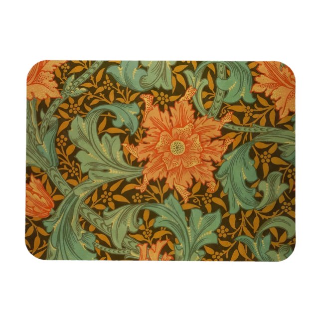 Magnet Flexible William Morris Single Stem Pattern (Horizontal)