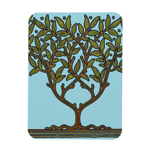 Magnet Flexible William Morris Tree Frieze Fond d'écran floral (Vertical)