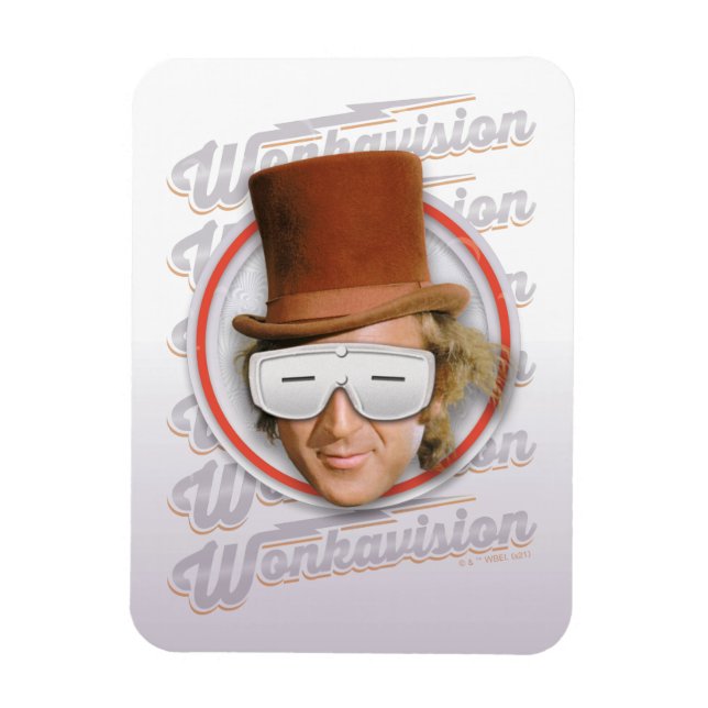 Magnet Flexible Willy Wonka dans les lunettes de Wonkavision (Vertical)