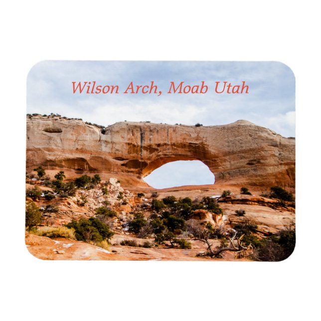 Magnet Flexible Wilson Arch, Moab Utah Aimant photo flexible (Horizontal)