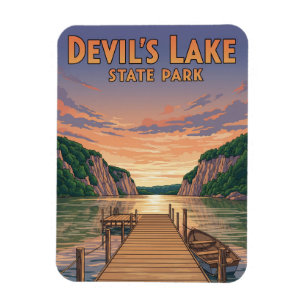 Magnet Flexible Wisconsin Devil's Lake State Park Travel