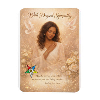 Magnet Flexible With Deepest Sympathy — Order of the Eastern Star 