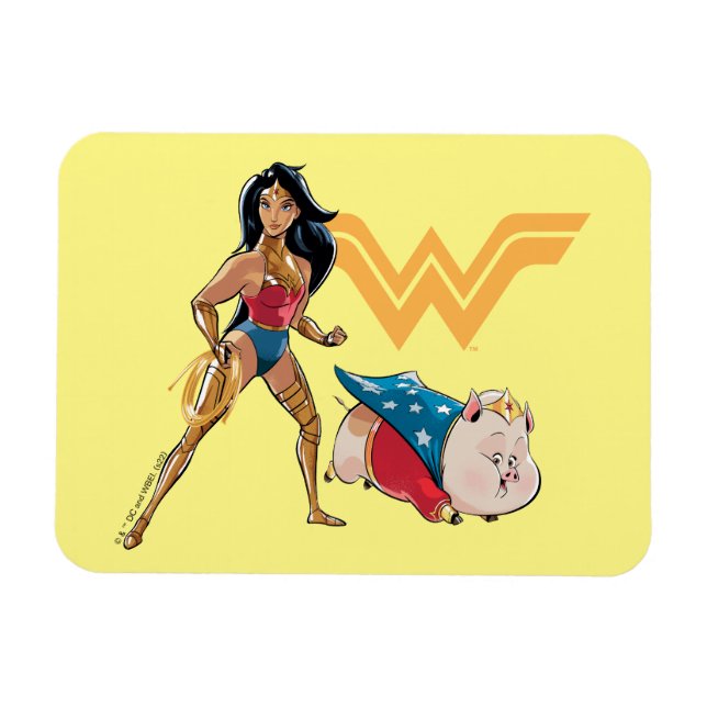 Magnet Flexible Wonder Woman & PB (Horizontal)
