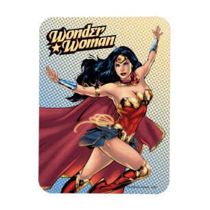 Magnet Flexible Wonder Woman Portant Cape