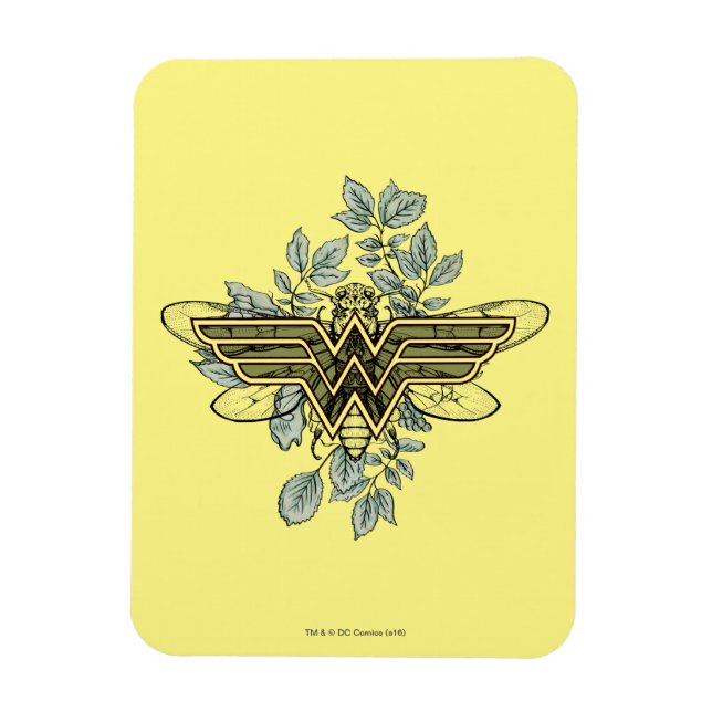 Magnet Flexible Wonder Woman Queen Bee Logo (Vertical)