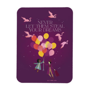 Magnet Flexible Wonka "Ne les laissez jamais voler vos rêves"