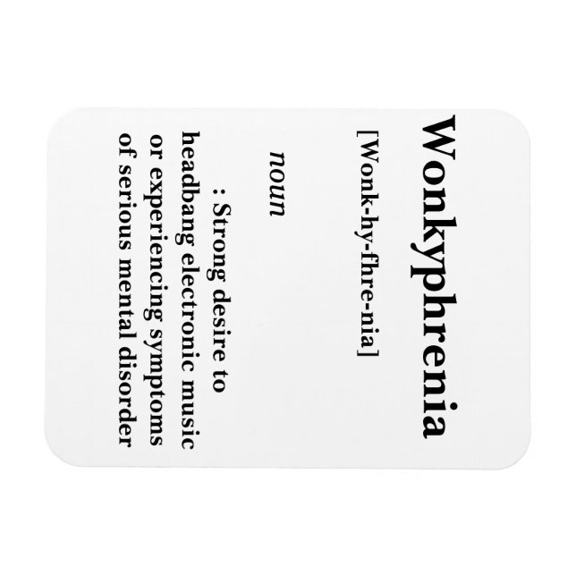 Magnet Flexible Wonkyphrenia (Horizontal)