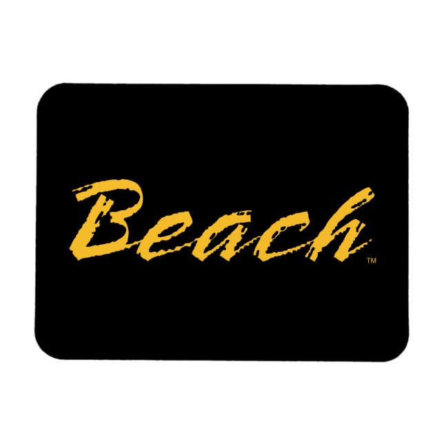 Magnet Flexible Wordmark Beach (Horizontal)