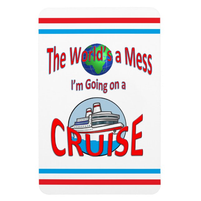 Magnet Flexible Worlds amusants un Mess Cruise Lrg (Vertical)