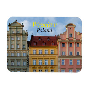 Magnet Flexible Wroclaw Pologne Bâtiments colorés
