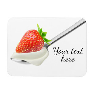 Magnet Flexible Yaourt aux fraises