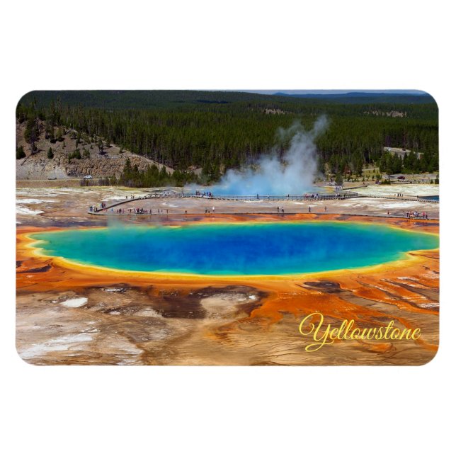 Magnet Flexible Yellowstone Magnet-Prismatic Hot Spring (Horizontal)