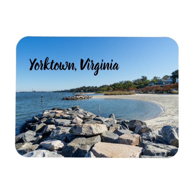 Magnet Flexible Yorktown Beach en Virginie (Horizontal)