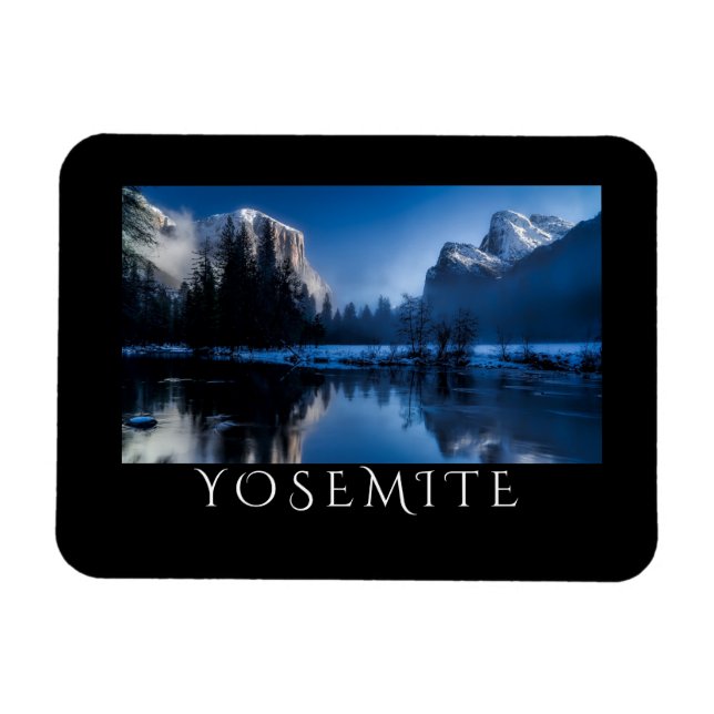 Magnet Flexible Yosemite pittoresque dans l'aimant hivernal (Horizontal)