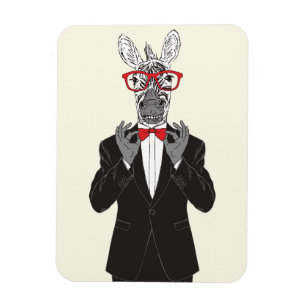 Magnet Flexible Zebra Gentleman