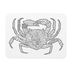 Magnet Flexible Zendoodle Crabe