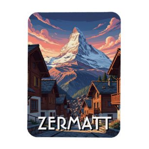 Magnet Flexible Zermatt Suisse Matterhorn