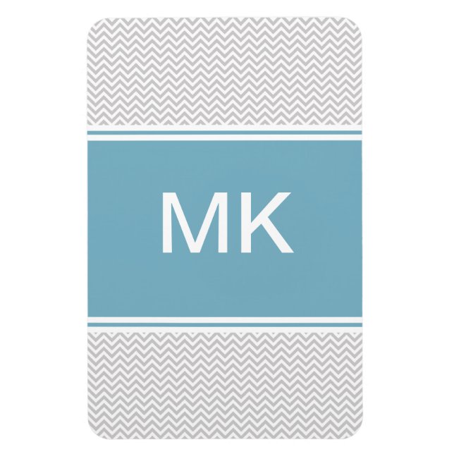 Magnet Flexible ZigZag gris simple (Vertical)